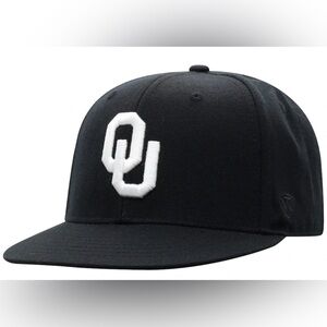 Top of the World Black and White OU Sooners Men's Hat